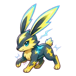 Neonhare - Electric-type Soltokemon