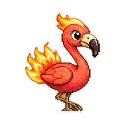Flamelingo - Fire-type Soltokemon