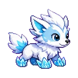 Glacipup - Ice-type Soltokemon