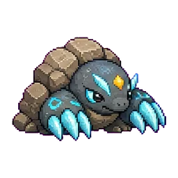 Runemole - Rock-type Soltokemon